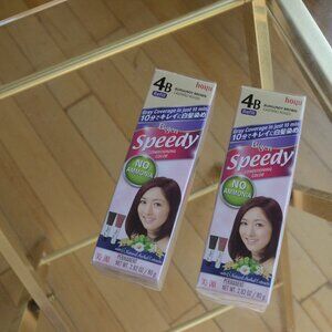 Lot of 2 Bigen Speedy Conditioning Color Refill: 4B Burgundy Brown